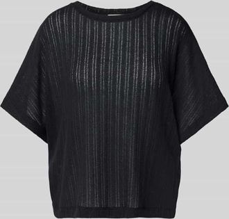 Tom Tailor Loose Fit Strick-Shirt mit Baumwollanteil in Black, Gr&ouml;&szlig;e S