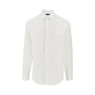 Emporio Armani Poplin shirt Man XL