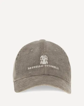 Brunello Cucinelli Ribbed Baseball Cap Male M