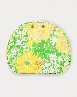 Lilly Pulitzer Womens Breakers Bamboo Bermuda Bag Cover In Crocodile Green Mumbo Jumbo