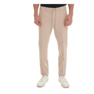HUGO BOSS Broeken, Heren, Beige, XS, Polyester, Chinos