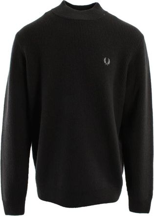 Fred Perry Sweatshirts - Heren - Coltruien - Grijs - XL - Wol - Truien & Vesten