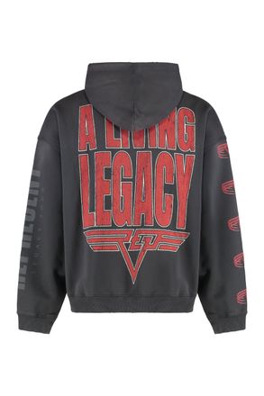 Represent Mens Hoodie Living Legacy Tour Grey Cotton Jumpers Sweater