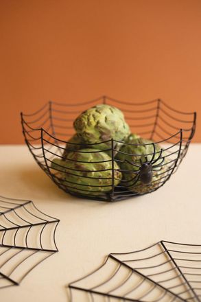 Kalalou Halloween Bowl With Spider