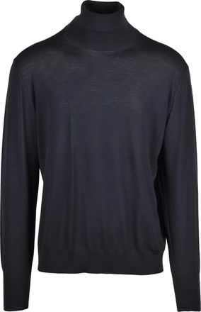 Eleventy Refined High-Neck Wool Sweater