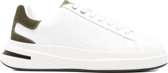 Guess Co Sneakers con inserti in pelle - Bianco
