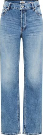 Replay Boyfriend-Jeans REPLAY Jaylie, Damen, Gr. 27, L&auml;nge 32, medium blau, Denim/Jeans, Obermaterial: 99% Baumwolle, 1% Elasthan, straight fit lang, Jeans B