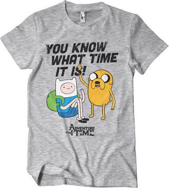 Adventure Time Officially Licensed Its Mens T-Shirt (Heather Grey), X-Large