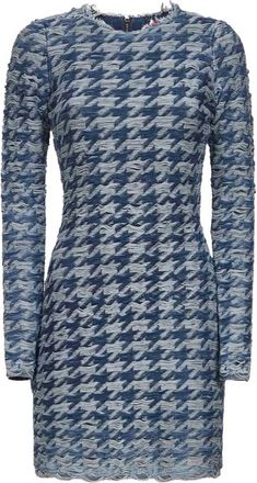 Diesel Elegante Jurk 0Egca A21446 8ata - Dames - Korte kleedjes - Blauw - M - Kleedjes