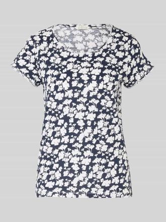 Tom Tailor Relaxed Fit T-Shirt aus reiner Baumwolle in Dunkelblau, Gr&ouml;&szlig;e XXXL