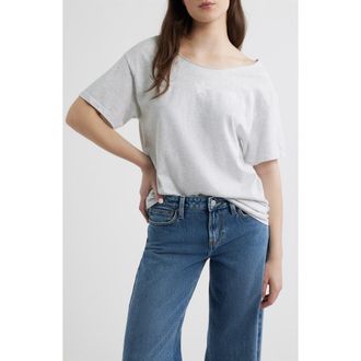 Junk Food Stars Graphic Raw Edge T-Shirt in Ash Grey at Nordstrom, Size X-Large