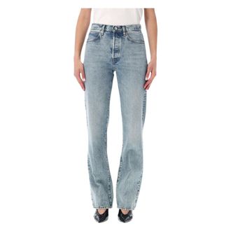 Frame Denim The Vertical Jeans - female - Frame - Straight Fit Jeans - Blue - W26 - Jeans