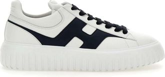 Hogan Witte Sneakers - Heren - Sneakers - Wit - 42 EU - Leer - Schoenen