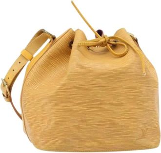 Louis Vuitton Bolso Bucket Pre-owned - Pre-owned - Mujer - Amarillo - ONE SIZE
