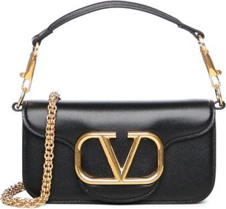 Valentino Garavani Small Loco Calfskin Shoulder Bag