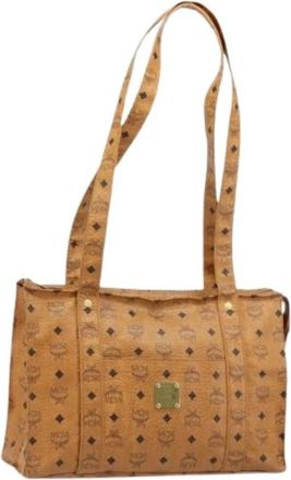 MCM Pre-owned Tote Bag - Dames - Vintage Shopper - Bruin - ONE Size - Leer - Vintage