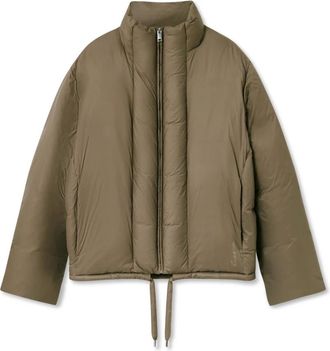 Axel Arigato Lunar Puffer Jacket - Heren - Gewatteerde jassen - Bruin - L - Nylon - Jassen