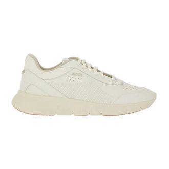 HUGO BOSS Heren, Schoenen, Wit, Maat: 40 EU Leer