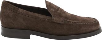 Tod's Loafers - Heren - Loafers - Bruin - 40 EU - Leer - Schoenen