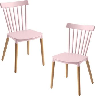 Regalos Miguel Regalos Miguel - Packs Sillas Comedor - Pack 2 Sillas Leka - Rosa