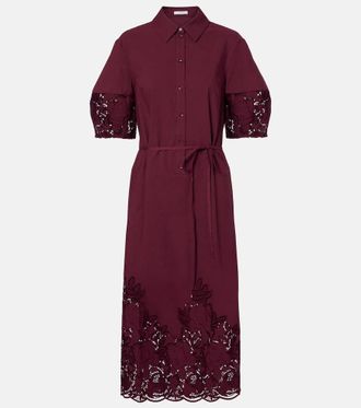 Erdem Cotton-blend shirt dress