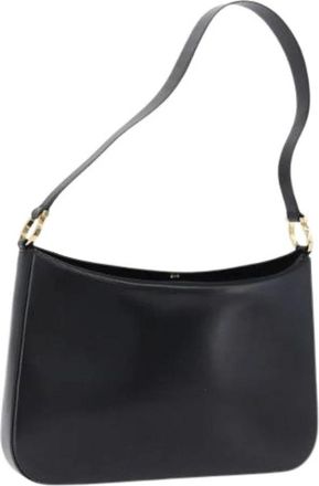 Ferragamo Pre-owned Shoulder Bag - Dames - Vintage Schoudertas - Zwart - ONE Size - Leer - Vintage