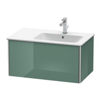 Duravit Duravit Xsquare Mueble De Pared 81.0 X 47.8 Cm, 1 Caj&oacute;n, Para Lavabo Me De Starck 233683, 234583, 234683, Color (frente/cuerpo): Jade Laca Alto Brillo