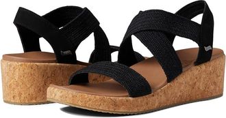 Skechers Arch Fit Beverlee - Love Stays Womens Sandals Black : 10 B - Medium, Textile