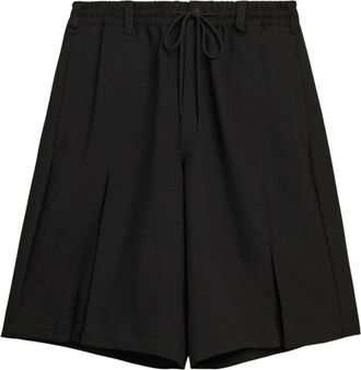 Yohji Yamamoto Casual Shorts, male, Black, L, Classic Logo Cap