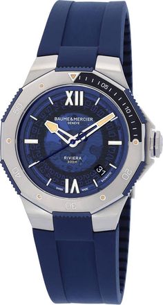 Baume & Mercier Riviera Automatic Blue Dial Mens Watch M0A10716