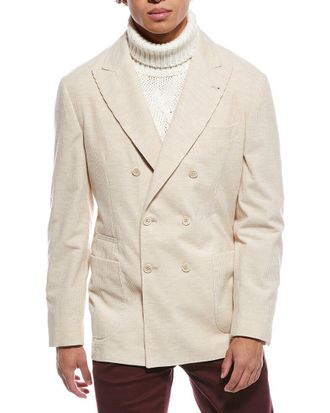 Brunello Cucinelli Cashmere-Blend Corduroy Blazer