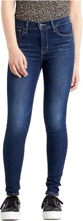 Levi's 720 Super Skinny Jeans - Dames - Skinny Jeans - Blauw - W24 L30 - Katoen - Jeans