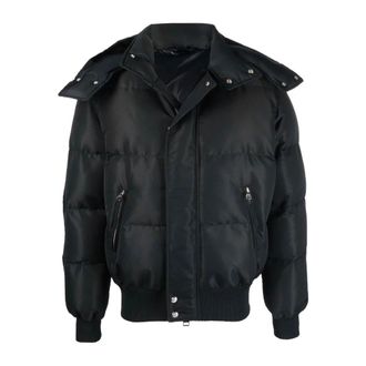 Alexander McQueen Wool Blend Padded Bomber