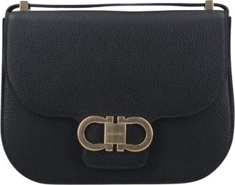 Ferragamo Double G Fl Structured Shoulder Bag