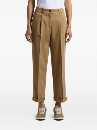 PESERICO Pleated-details Trousers