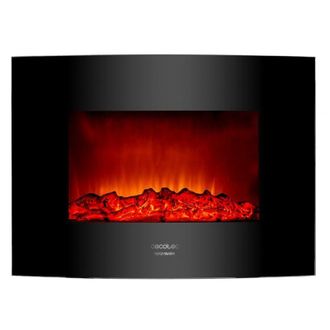 Cecotec Chimenea El&eacute;ctrica Decorativa De Pared Ready Warm 2200 Curved Flames - Cecotec