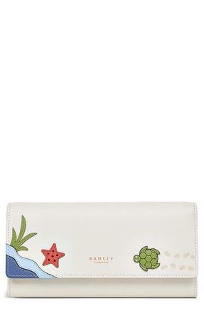 Radley London Seas the Day Leather Continental Wallet in Chalk at Nordstrom Rack