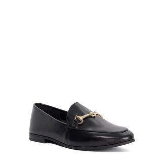 Dune London Womens Ladies Grandly - Leather Snaffle Trim Loafers - Black - Size UK 5