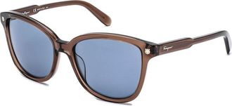 Ferragamo SF815S 210 Brown/Blue