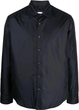 Aspesi Zwarte Klassieke Knoopshirt - Heren - Zomerjassen - Zwart - 2XL - Jassen