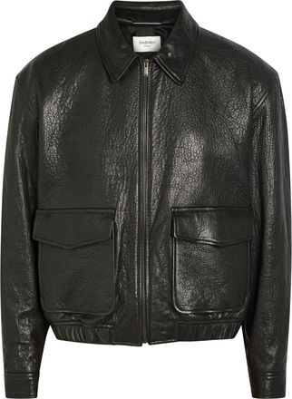 Saint Laurent Boxy Leather Jacket - Black - 50 (IT50 / L)