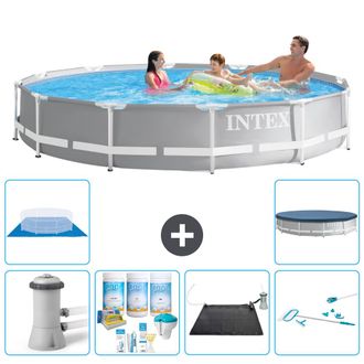 Intex Piscina Prism Frame Redonda - 366x76 Cm - 8-piezas S20558