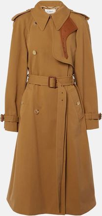 Chloé Chloé Trench in gabardine di cotone
