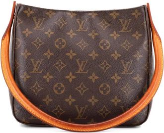 Louis Vuitton Looping Handbag Monogram Canvas MM satchel - Bruin