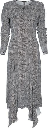 Elisabetta Franchi Black Georgette Dress