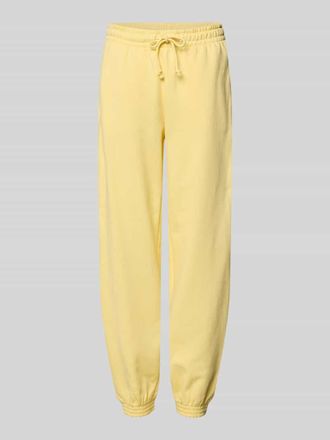 Mustang Jeans Mustang Regular Fit Sweatpants mit Ges&auml;&szlig;tasche Modell Nucia in Hellgelb, Gr&ouml;&szlig;e XL