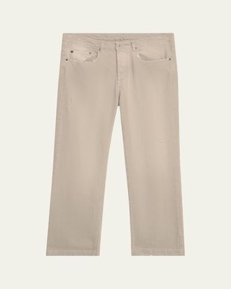 Massimo Alba Mens Cotton Bull Straight Leg Five-Pocket Pants