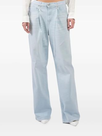 R13 pleated-front jeans - Blue