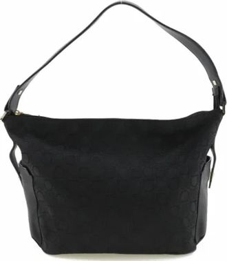 Ferragamo Pre-owned Fabric shoulder-bags - Dames - Vintage Schoudertas - Zwart - ONE Size - Vintage