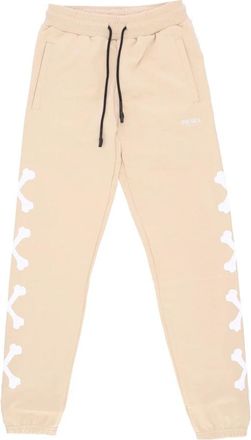 Phobia Archive Cross Bones Pants - Heren - Sweatpants - Beige - XL - Katoen - Broeken